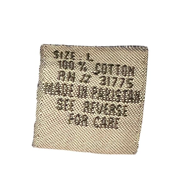 Orvis Mens Button-Up Shirt Fish Print Cotton Long Sleeve Navy Size L Vacation - Picture 4 of 10